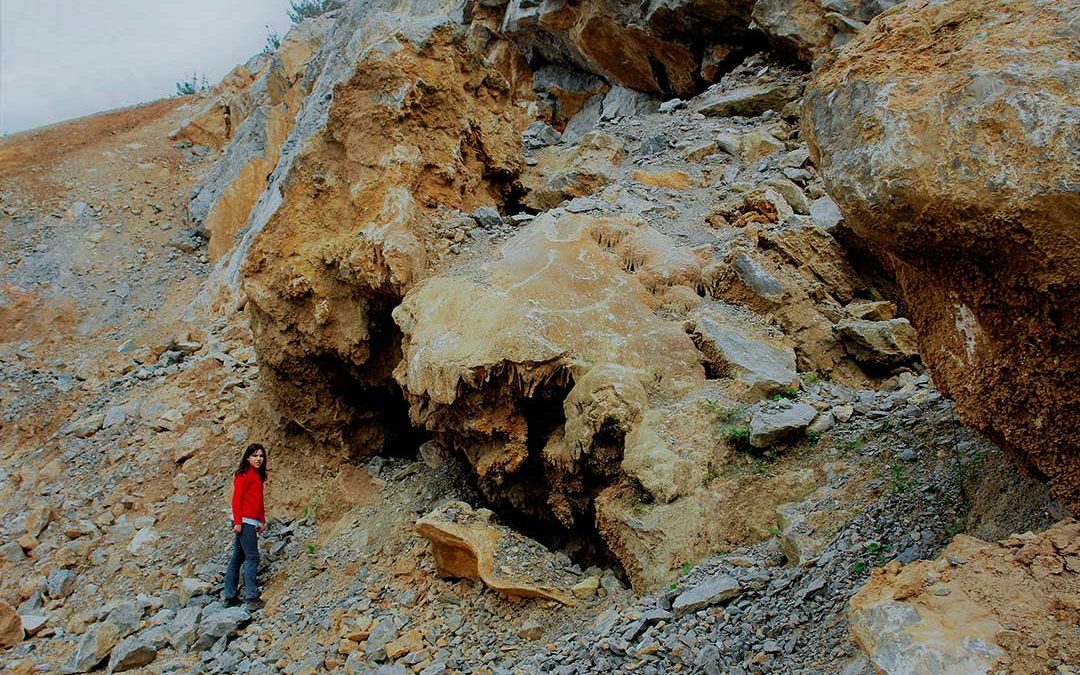 Minerales de Elgoibar 1: la cantera de Aizkoltxia