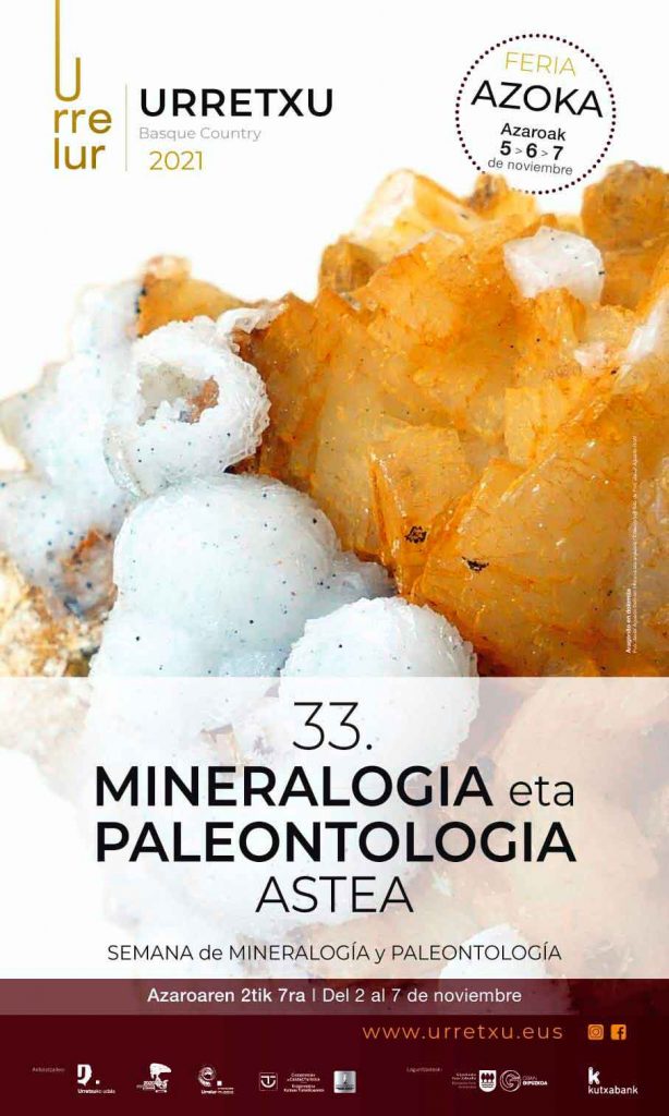 Urrelur 2021. Feria de minerales y paleontología de Urretxu