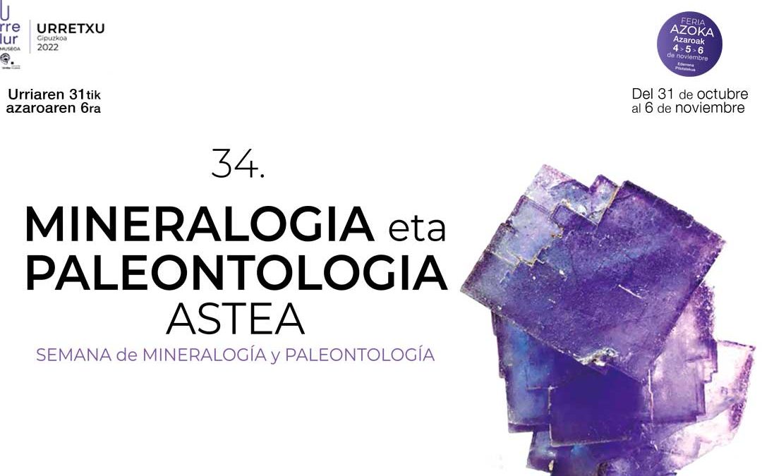 Urrelur 2022. Semana de Mineralogía y paleontología