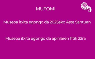 Museoa itxita egongo da 2025eko Aste Santuan
