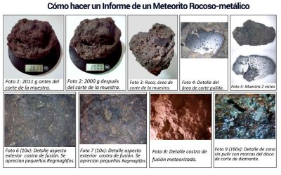 Cómo hacer un Informe de un Meteorito Rocoso-metálico