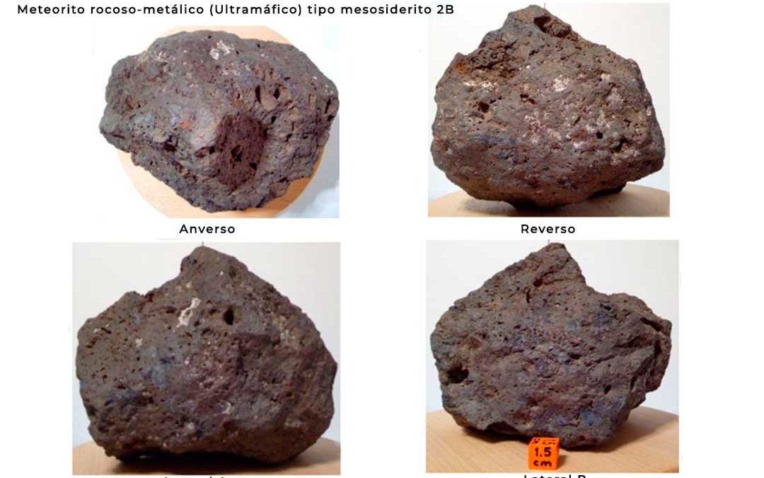 Mesosiderito. Ficha de un meteorito rocoso metálico singular