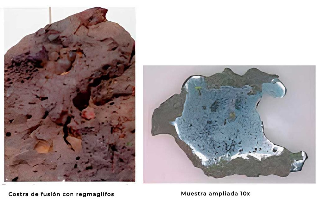 Mesosiderito muestra
